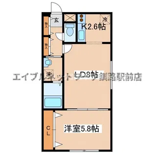ペラッツィ暁【3階】の間取り