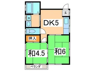 コ-ポ清水【2階】の間取り
