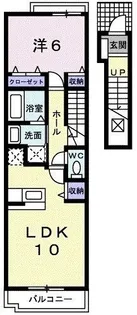 グレイス・パークB【2階】の間取り