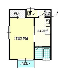 ピュール【2階】の間取り