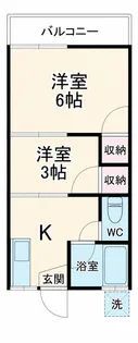 松風荘【2階】の間取り