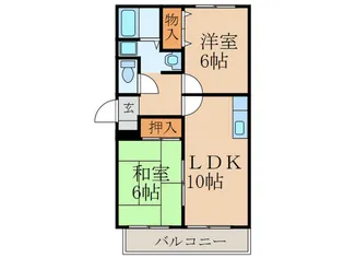 グランドゥールマツオカ【2階】の間取り