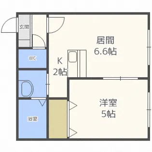 ケレス発寒【3階】の間取り