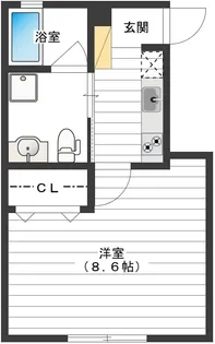 Backyard House【2階】の間取り
