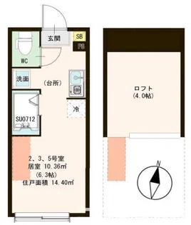 OKASIN【1階】の間取り