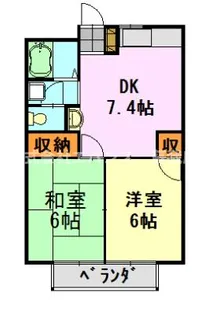 ドエルフォーラムA【2階】の間取り