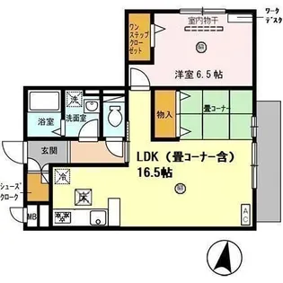 アークファイブ【1階】の間取り