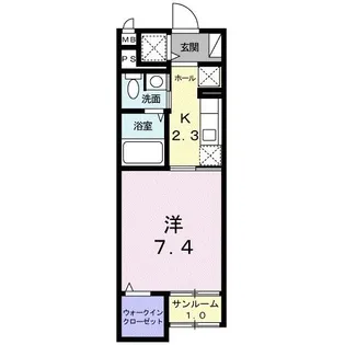 プラシードR【1階】の間取り