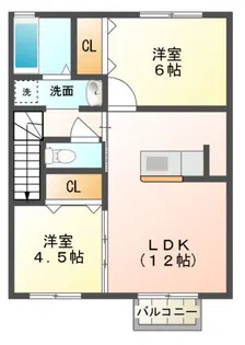プランドールIII【2階】の間取り