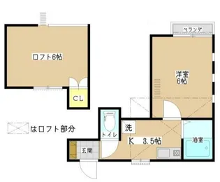 メゾネット蕨【2階】の間取り
