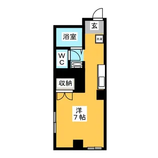藤コーポ【1階】の間取り