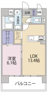 GRAND HIVE【5階】の間取り