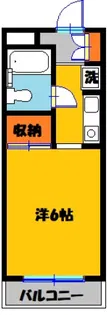 ホーユウパレス宇都宮【2階】の間取り