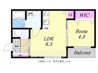 J-Bright西九条2【3階】の間取り