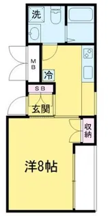 キャステリーノ三宿【3階】の間取り
