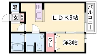 石がけ五番館【2階】の間取り