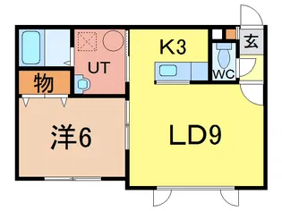 Cuore【1階】の間取り