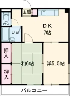 第2エステート寺田【3階】の間取り