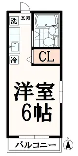 中屋ビル【4階】の間取り