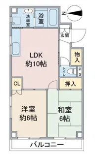 ディアコート【2階】の間取り