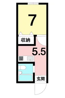 レジデンス東京【4階】の間取り