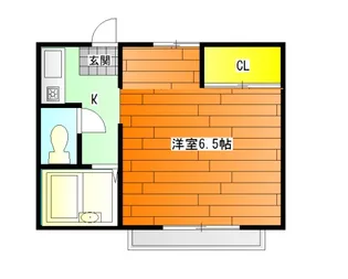 暁(あかつき)21・0号館【2階】の間取り