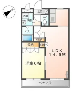 クオリティハウス・リンドウ【2階】の間取り
