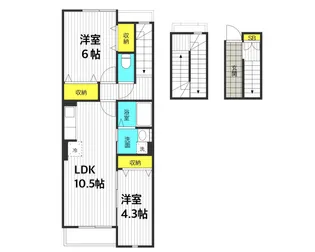 オーセンティック4【3階】の間取り