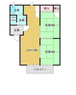 ディアス旭【2階】の間取り