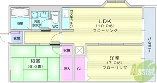 ルミコートT【2階】の間取り