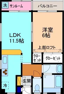 フローリッシュはじめ【2階】の間取り