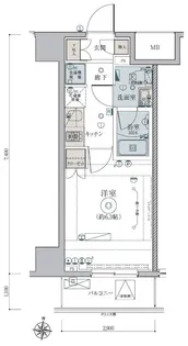 東京都足立区青井5【マンション】の間取り