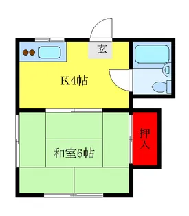 タマハイツ【1階】の間取り