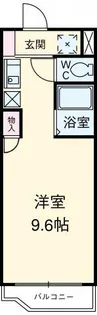 アップル第3マンション【5階】の間取り