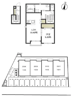 confeito(コンフェイト)【2階】の間取り