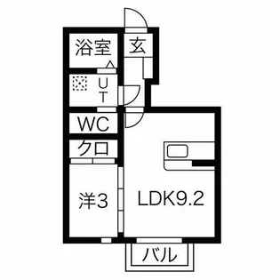 メゾンドペペ【1階】の間取り