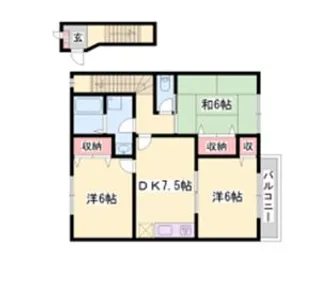 アビタシオンMY【2階】の間取り