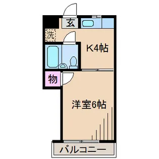 ウチダロイヤルマンション【1階】の間取り