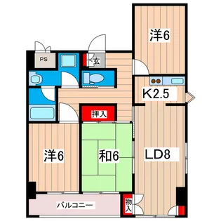 リバ・オール【4階】の間取り