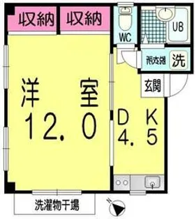 ポノポノ熊谷【1階】の間取り