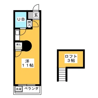 フォーラム向山【3階】の間取り