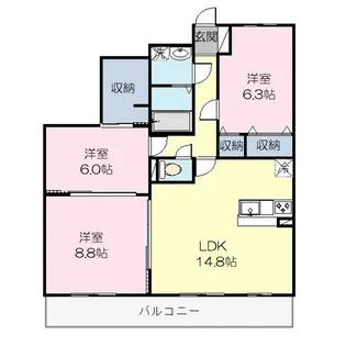 フォルテ【11階】の間取り