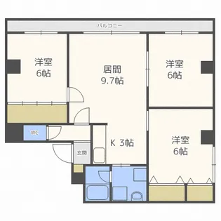 第5中澤ビル【4階】の間取り