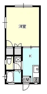 新潟県新発田市舟入町2【アパート】の間取り