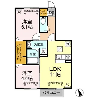 ステラII【1階】の間取り