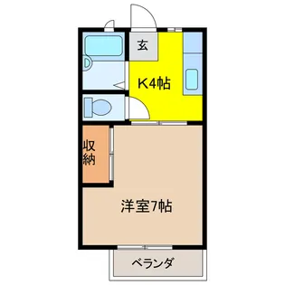 ロイヤルミノウラ【2階】の間取り
