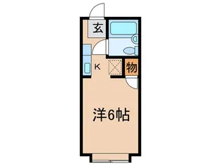 アメニティーハイツ大谷【1階】の間取り