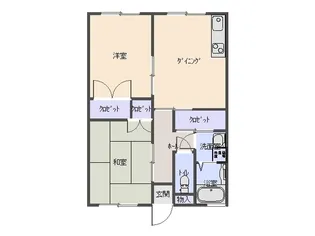 南マンション【1階】の間取り