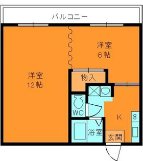 メゾン大和3【2階】の間取り