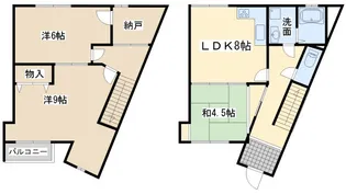 大阪府岸和田市土生町【一戸建】の間取り